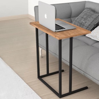 Βοηθητικό τραπεζάκι Art Maison Αμαρίδα - Black Pine Oak (60x35,5x65,5εκ.)