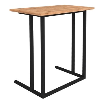 Βοηθητικό τραπεζάκι Art Maison Αμαρίδα - Black Pine Oak (60x35,5x65,5εκ.)