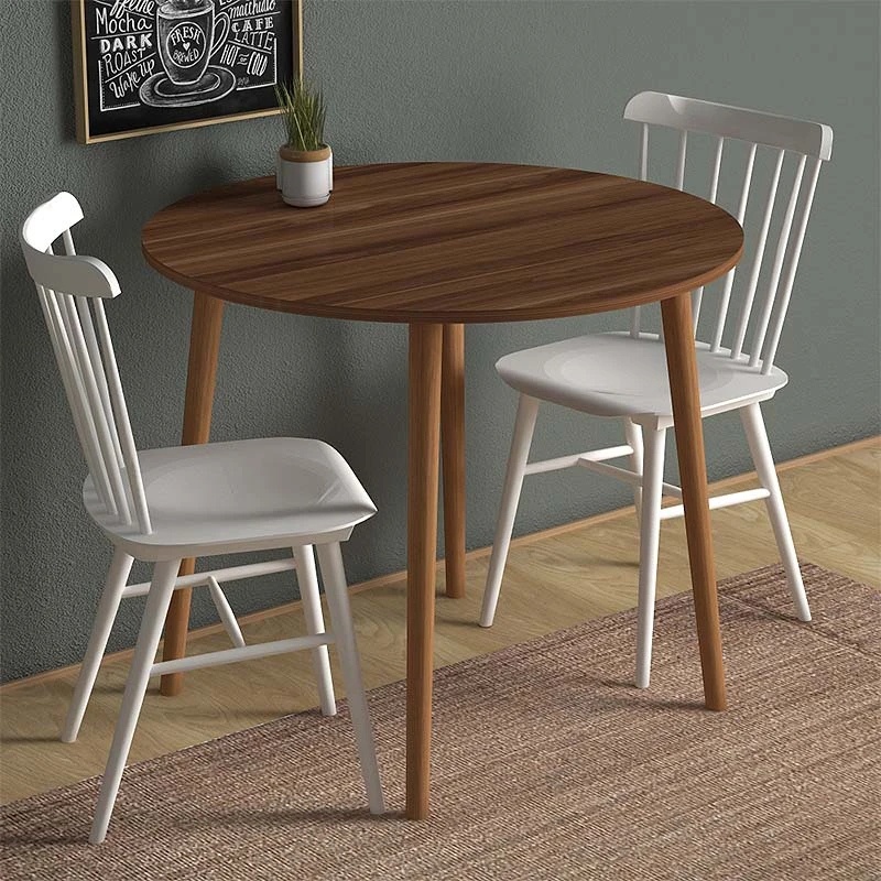 Τραπέζι Art Maison ΚΑΡΠΑΘΟΣ - Walnut (92x92x75εκ.)