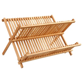 Πιατοθήκη Art Maison Havoc bamboo φυσικό 42.5x33.5x25.5εκ
