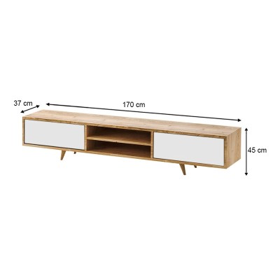 ΕΠΙΠΛΟ ΤΗΛΕΟΡΑΣΗΣ ART MAISON GZIRA - NATURAL WHITE (170x37x45εκ.) ΕΠΙΠΛΟ ΤΗΛΕΟΡΑΣΗΣ ART MAISON GZIRA - NATURAL WHITE (170x37x45εκ.)