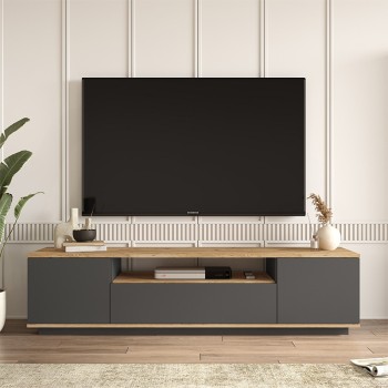 Έπιπλο τηλεόρασης Art Maison Trentino - Natural (180x44,5x44,6εκ.)