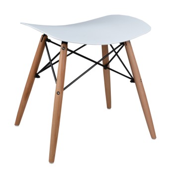 ΣΚΑΜΠΩ ΞΥΛΙΝΑ ΠΟΔΙΑ ART MAISON DAYLILLY ΛΕΥΚΟ 47x34.5x46.5 εκ.