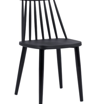 ΚΑΡΕΚΛΑ ΤΡΑΠΕΖΑΡΙΑΣ ART MAISON BELFAST - BLACK (43x46,5x82 εκ.)