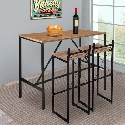 Τραπέζι μπαρ Art Maison ΠΕΡΑΣΤΡΑ - Black Pine (100x45x89εκ.)