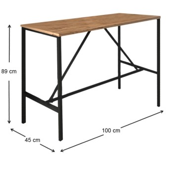Τραπέζι μπαρ Art Maison ΠΕΡΑΣΤΡΑ - Black Pine (100x45x89εκ.) Τραπέζι μπαρ Art Maison ΠΕΡΑΣΤΡΑ - Black Pine (100x45x89εκ.)