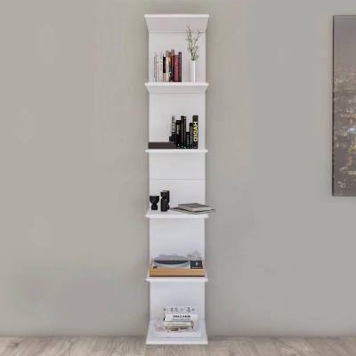 Βιβλιοθήκη Art Maison Γυάρος - White (34,5x30x180εκ.) Βιβλιοθήκη Art Maison Γυάρος - White (34,5x30x180εκ.)