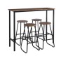 Σετ Μπαρ Εξωτερικού Χώρου Art Maison Beaver Pub Ανθρακί / Antique Brown 5τμχ Σετ Μπαρ Εξωτερικού Χώρου Art Maison Beaver Pub Ανθρακί / Antique Brown 5τμχ