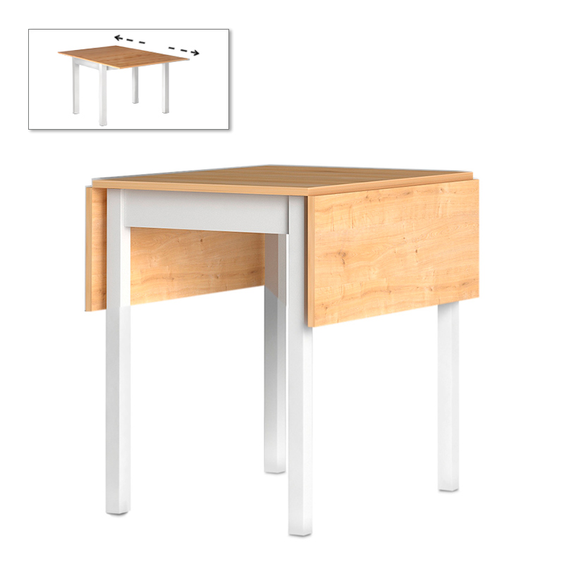 Τραπέζι Art Maison Κέρκυρα - Natural White (59x78x75 - 117x78x75εκ.) Τραπέζι Art Maison Κέρκυρα - Natural White (59x78x75 - 117x78x75εκ.)