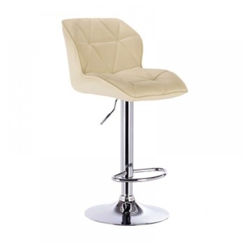 Σκαμπό Μπάρ 2τμχ Bar 86 Art Maison Honeycup Μπέζ Pu 42x49x109εκ.