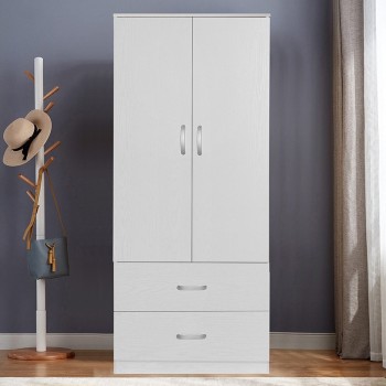 Ντουλάπα δίφυλλη Art Maison Λιβόρνο - White (79x42x180εκ.)