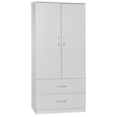 Ντουλάπα δίφυλλη Art Maison Λιβόρνο - White (79x42x180εκ.) Ντουλάπα δίφυλλη Art Maison Λιβόρνο - White (79x42x180εκ.)