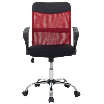 Καρέκλα Γραφείου Art Maison Lacespine 57x58x96-106cm Black-Red