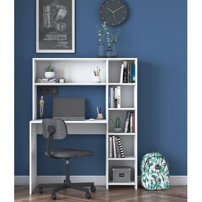 Γραφείο εργασίας Art Maison Volturino - White (113x40x142εκ.)