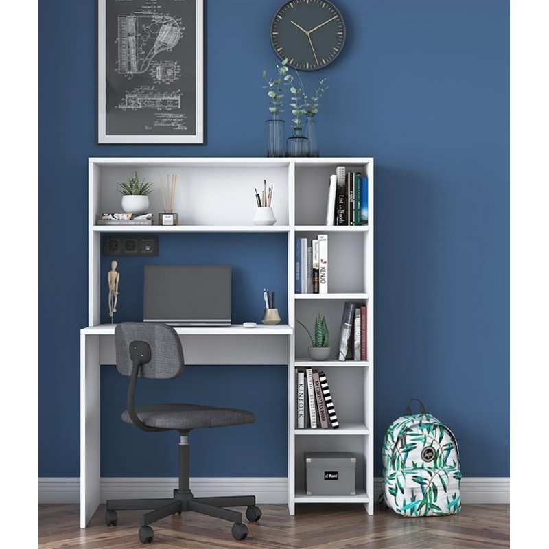 Γραφείο εργασίας Art Maison Volturino - White (113x40x142εκ.)