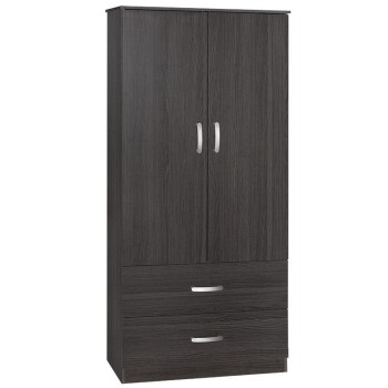 Ντουλάπα ρούχων δίφυλλη Art Maison Tokyo - Wenge (79x42x180εκ.)