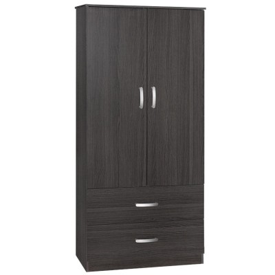 Ντουλάπα ρούχων δίφυλλη Art Maison Tokyo - Wenge (79x42x180εκ.)