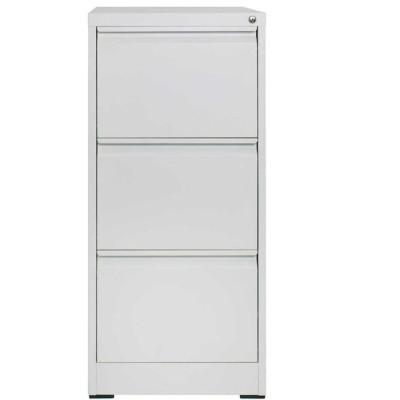 Μεταλλική Συρταριέρα Γραφείου Art Maison Tasselflower με Κλειδαριά & 3 Συρτάρια σε Λευκό Χρώμα, 62x46x103cm