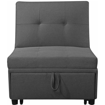 Πολυθρόνα Κρεβάτι Art Maison Lisianthus Σκούρο Γκρι 75x106x90cm