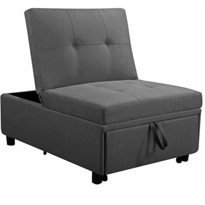 Πολυθρόνα Κρεβάτι Art Maison Lisianthus Σκούρο Γκρι 75x106x90cm