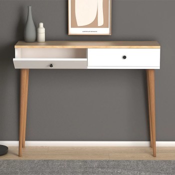 Κονσόλα Art Maison Ηράκλεια - Natural White (110x29x88εκ.)