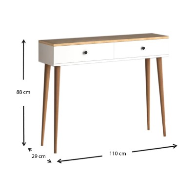 Κονσόλα Art Maison Ηράκλεια - Natural White (110x29x88εκ.) Κονσόλα Art Maison Ηράκλεια - Natural White (110x29x88εκ.)