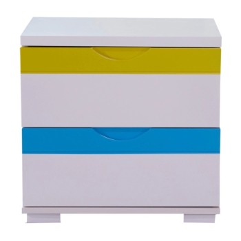 Κομοδίνο Art Maison Moonflower Χρωματιστό MDF 48x40x46cm