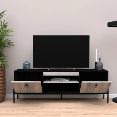 Έπιπλο Τηλεόρασης Art Maison Wakerobin 160x35x56cm Black-Smoke Έπιπλο Τηλεόρασης Art Maison Wakerobin 160x35x56cm Black-Smoke