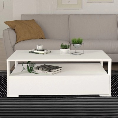 Τραπεζάκι σαλονιού Art Maison Βλυχάδια - White (110x60x40εκ.) Τραπεζάκι σαλονιού Art Maison Βλυχάδια - White (110x60x40εκ.)