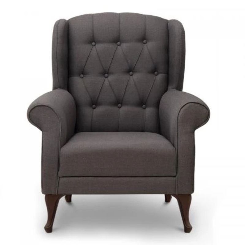 Μπερζέρα Art Maison Ohio υφασμάτινη χρώμα καφέ 91x74x107εκ. Μπερζέρα Art Maison Ohio υφασμάτινη χρώμα καφέ 91x74x107εκ.