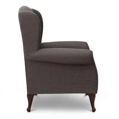 Μπερζέρα Art Maison Ohio υφασμάτινη χρώμα καφέ 91x74x107εκ. Μπερζέρα Art Maison Ohio υφασμάτινη χρώμα καφέ 91x74x107εκ.