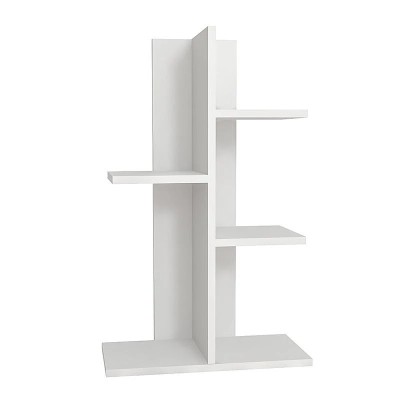 Χαμηλή βιβλιοθήκη-ραφιέρα Art Maison Spiderwort λευκό 50x22x90εκ