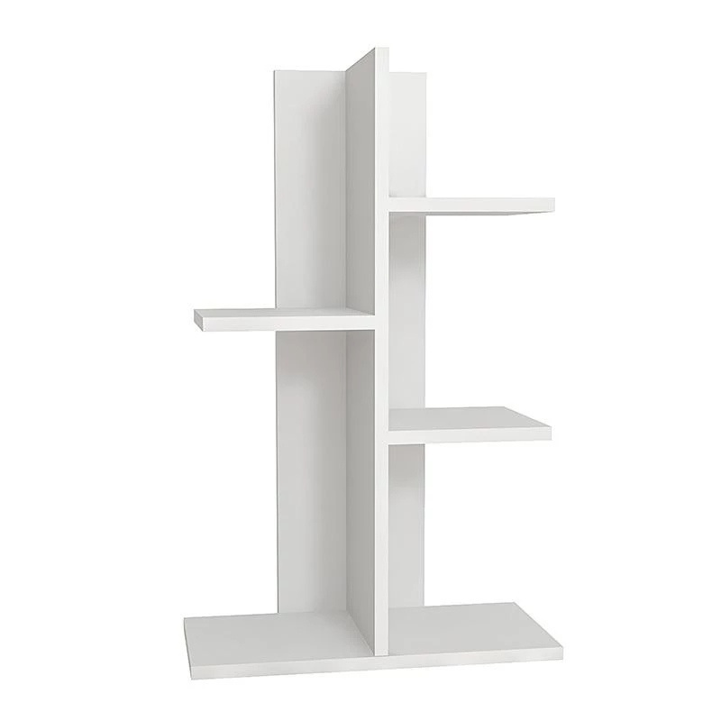 Χαμηλή βιβλιοθήκη-ραφιέρα Art Maison Spiderwort λευκό 50x22x90εκ