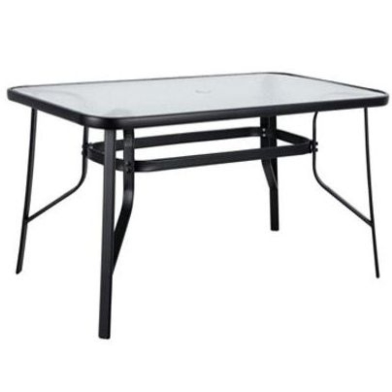 Τραπέζι Μεταλλικό Art Maison Gillyflower Μαύρο 140x80x70cm