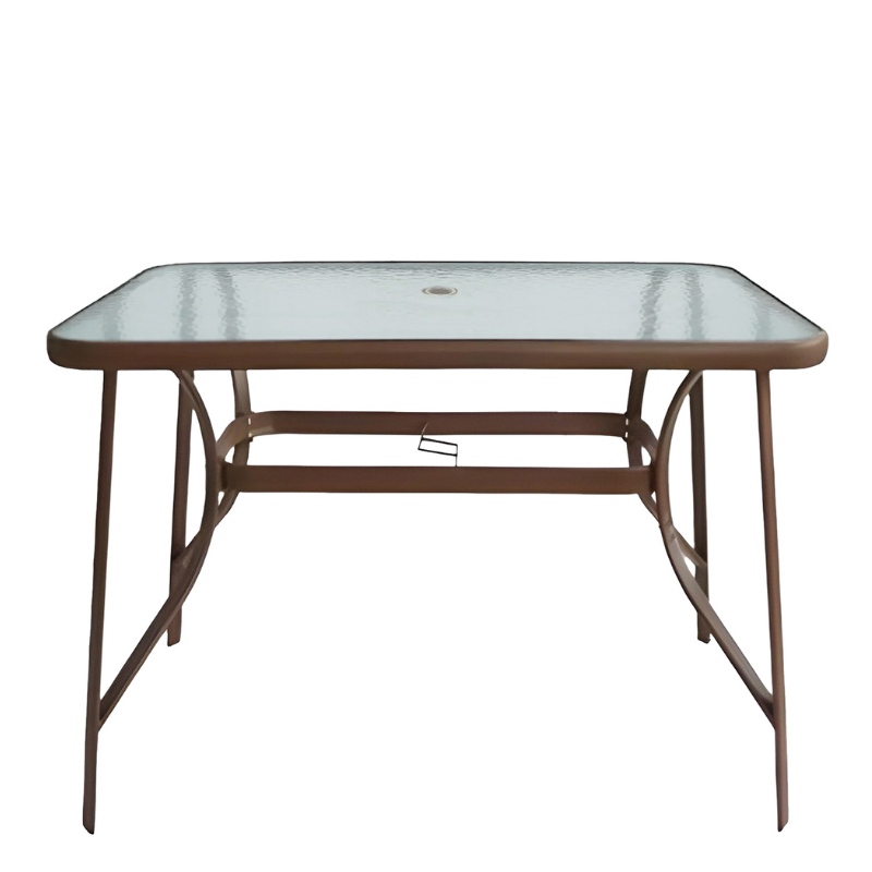 Τραπέζι Μεταλλικό Art Maison Gloxinia Καφέ 150x90x70cm