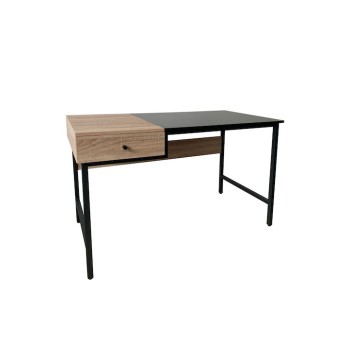 Γραφείο Art Maison Andrina Φυσικό/Μαύρο PVC/Μέταλλο 120x60x75cm