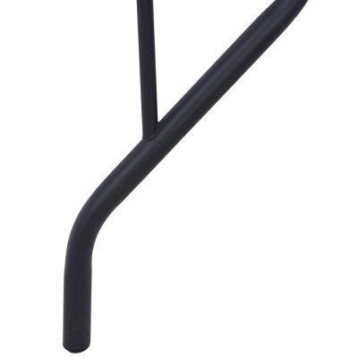 ΤΡΑΠΕΖΙ Art Maison Pacha ΜΕΤΑΛΛΙΚΟ ΣΚΟΥΡΟ ΓΚΡΙ ΜΕ ΓΥΑΛΙΝΗ ΕΠΙΦΑΝΕΙΑ 110Χ60Χ71Υεκ.