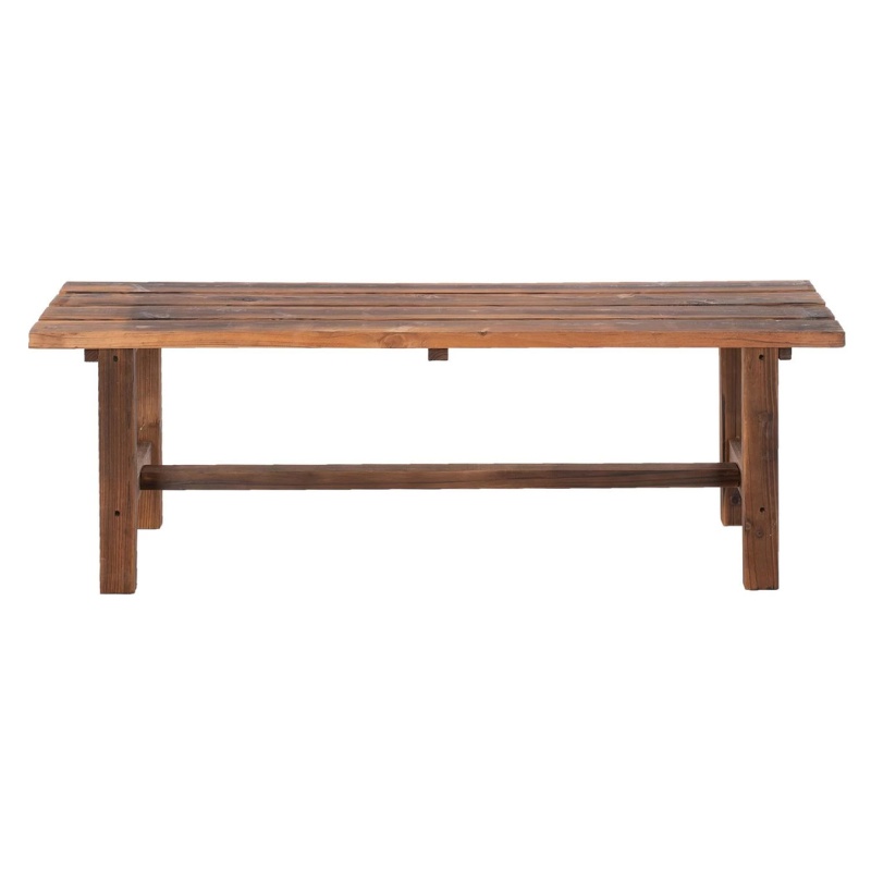 ΠΑΓΚΑΚΙ ΞΥΛΙΝΟ ART MAISON SAXIFRAGE ΚΑΡΥΔΙ 122X36X40εκ.