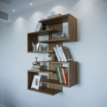 Ραφιέρα Τοίχου Art Maison Quesnelia 75x24x98,7cm Walnut