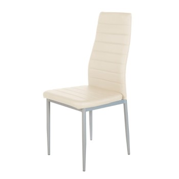 Καρέκλα Art Maison Bougainvillea Μπεζ PVC 53x39x96cm