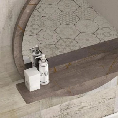 Καθρέπτης Art Maison Altofonte - Gray (45x2x45εκ)