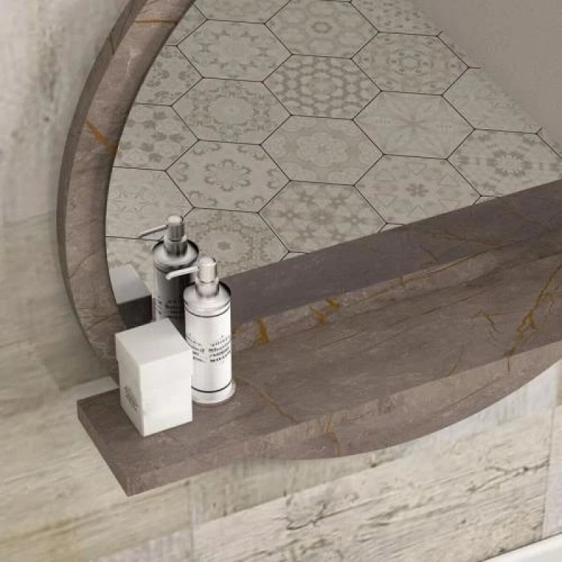 Καθρέπτης Art Maison Altofonte - Gray (45x2x45εκ)