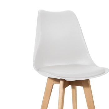 Καρέκλα Art Maison Magalia - White Natural (53.5x48.5x83εκ.)