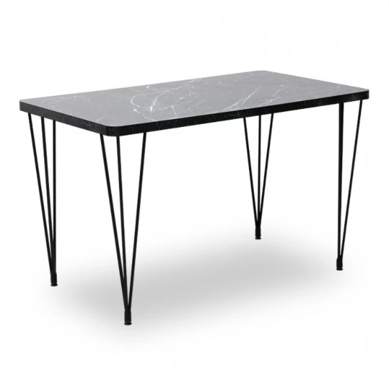 Τραπέζι Art Maison ΒΕΝΕΤΙΚΟ - Black (120x70x75εκ.)