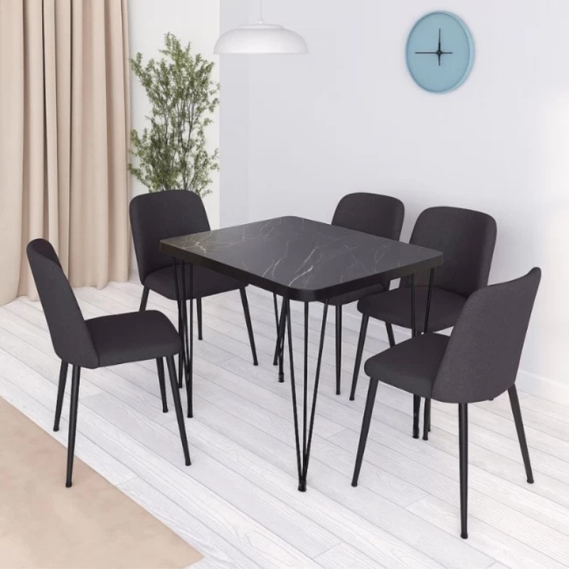 Τραπέζι Art Maison ΒΕΝΕΤΙΚΟ - Black (120x70x75εκ.)