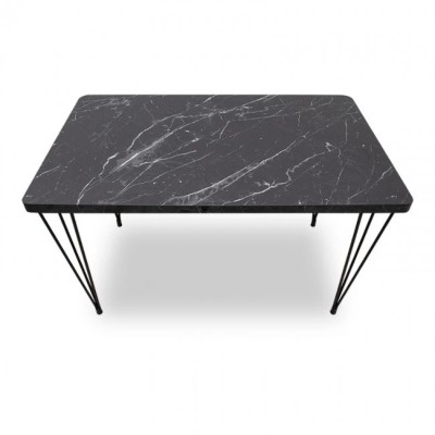 Τραπέζι Art Maison ΒΕΝΕΤΙΚΟ - Black (120x70x75εκ.)