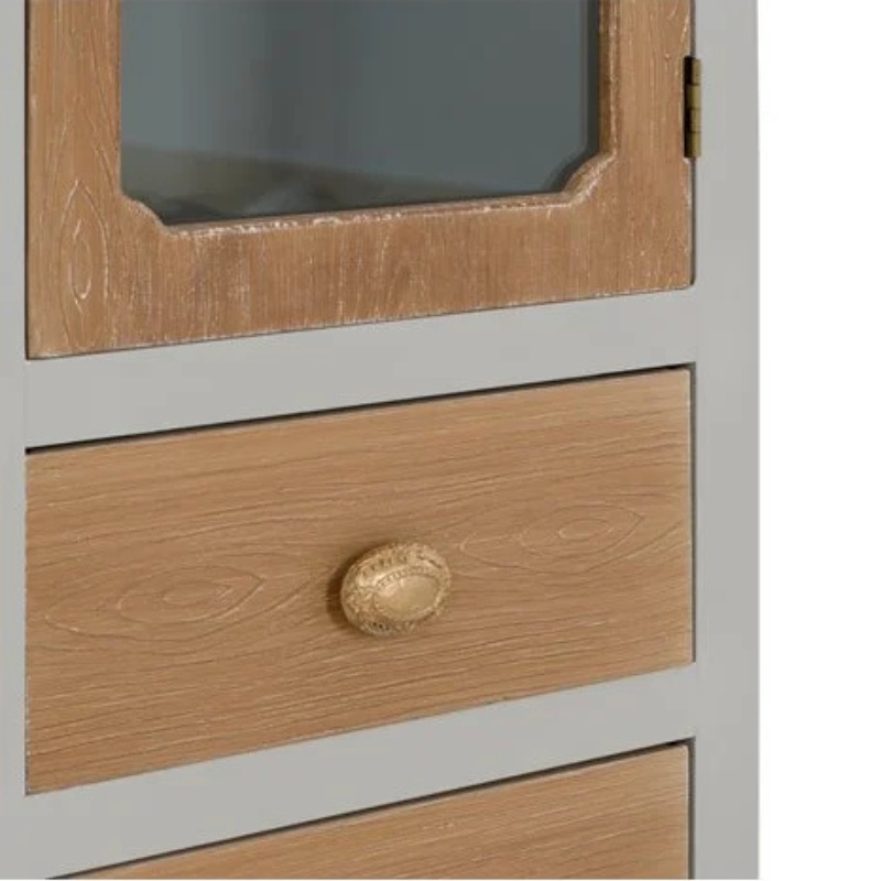 ΒΙΤΡΙΝΑ ART MAISON ALPHONSE ΚΑΦΕ ΕΚΡΟΥ ΠΑΤΙΝΑ 40,5X30X100