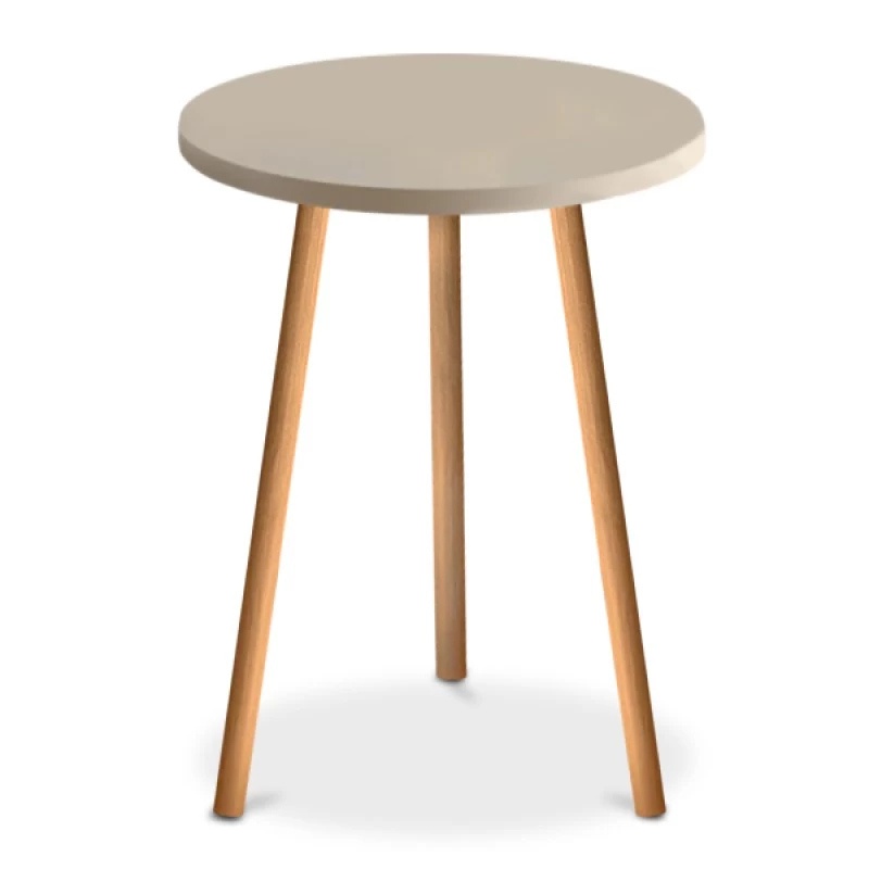 Βοηθητικό τραπεζάκι Art Maison Κέρος - Cream (33,5x33,5x46εκ.)