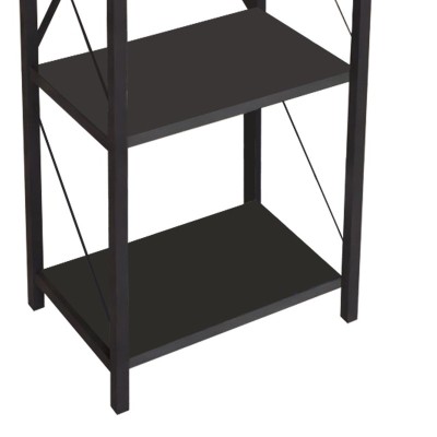 Βιβλιοθήκη Art Maison Alessandria - Charcoal Black (40x30x150εκ) Βιβλιοθήκη Art Maison Alessandria - Charcoal Black (40x30x150εκ)