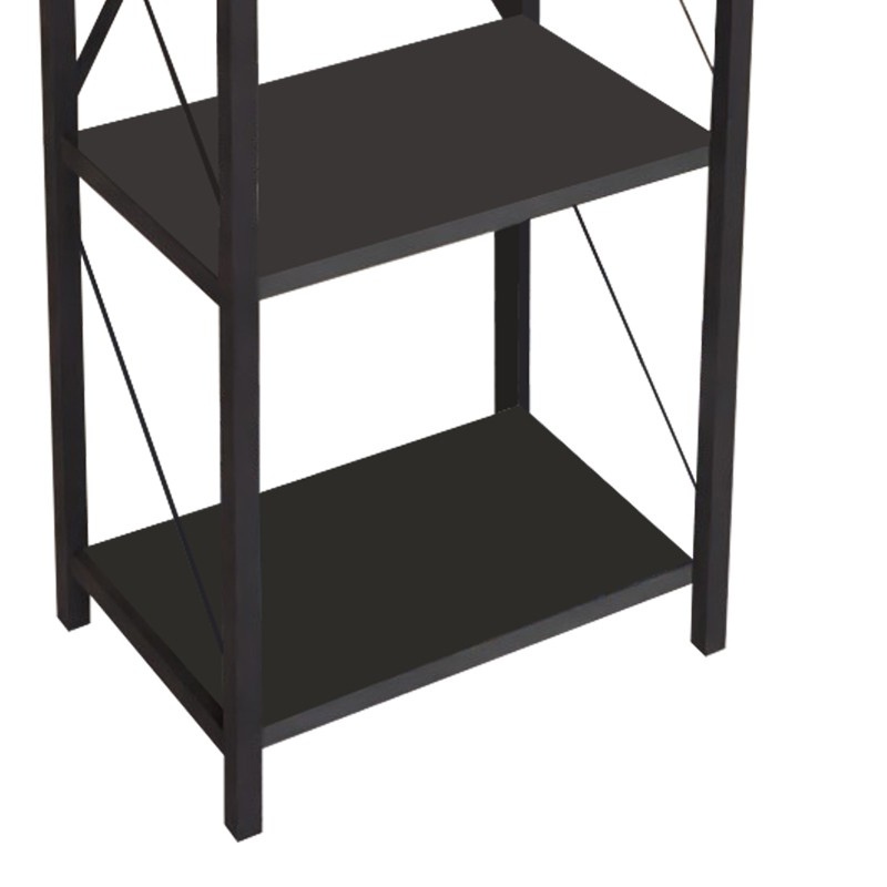 Βιβλιοθήκη Art Maison Alessandria - Charcoal Black (40x30x150εκ) Βιβλιοθήκη Art Maison Alessandria - Charcoal Black (40x30x150εκ)